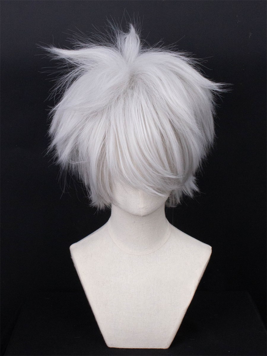 Naruto Hatake Kakashi Cosplay Wig White - Cosreplay