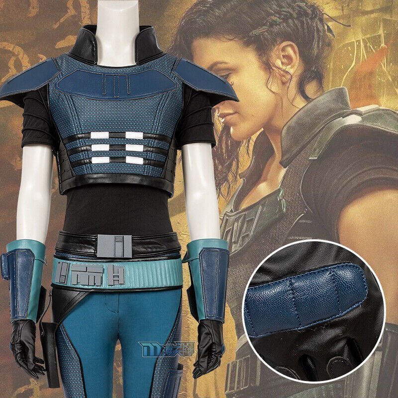 Star Wars Mandalorian Carasynthia Cara Dune Cosplay Costume