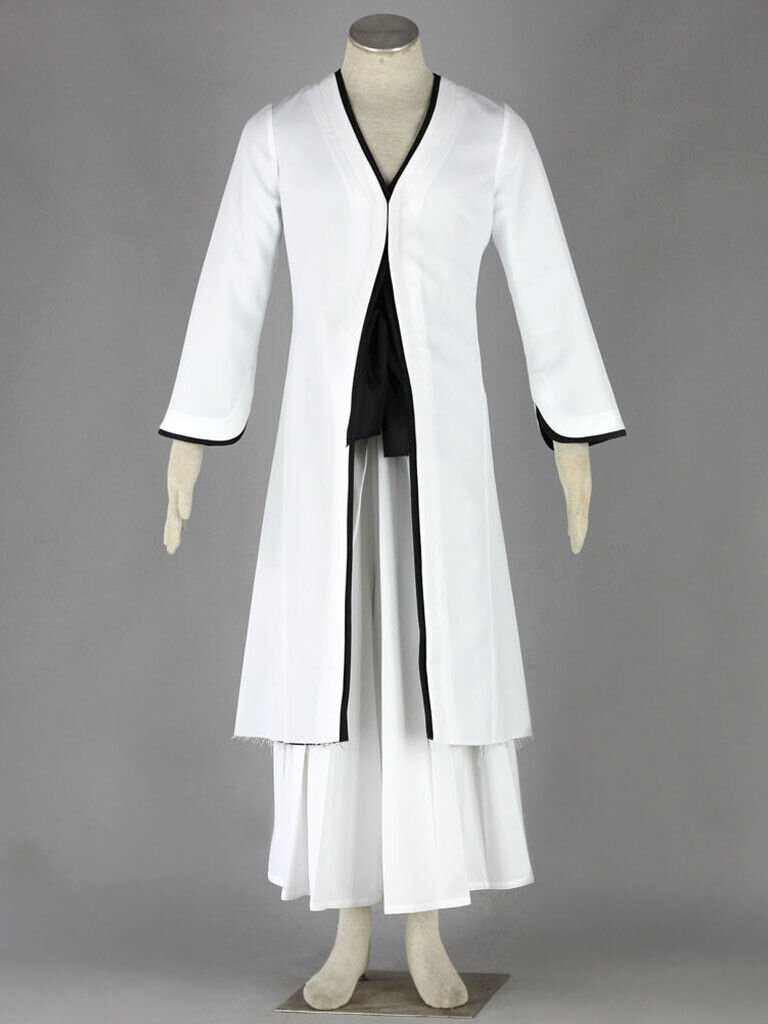 Bleach Kurosaki Ichigo Cosplay Anime Costume White