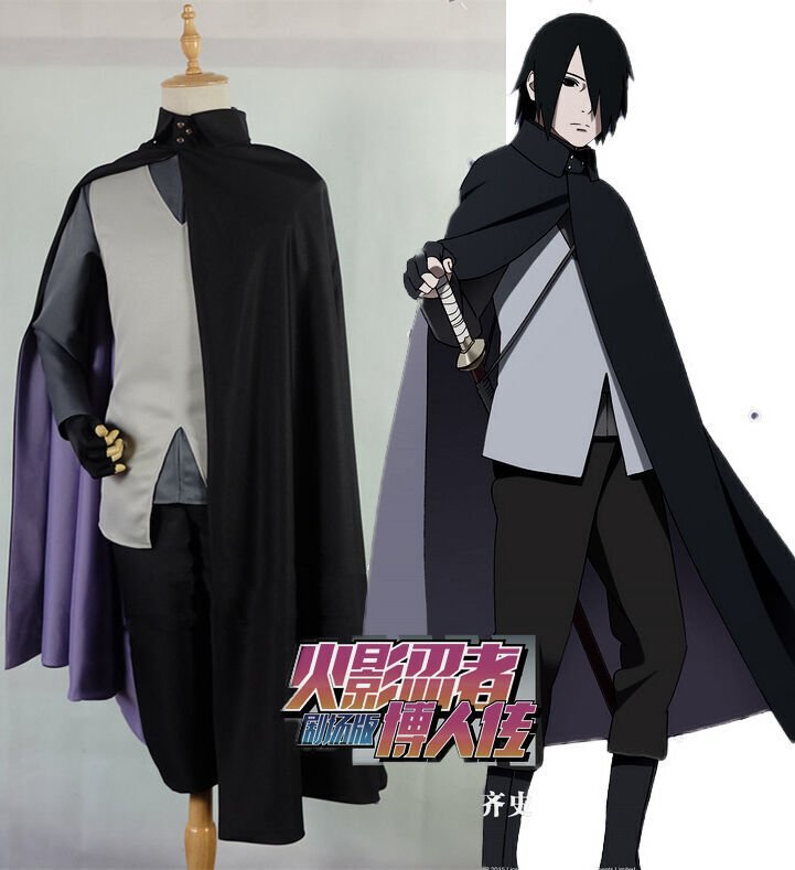 NARUTO BORUTO Uchiha Sasuke Movie Cosplay Costume