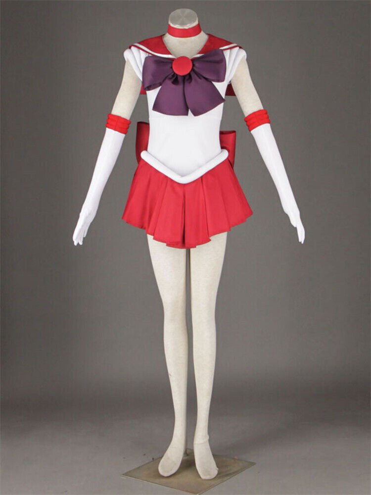 Sailor Moon Mars Cosplay Costume Pretty Soldier