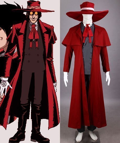 Hellsing Alucard Cosplay Costume Anime Herushingu